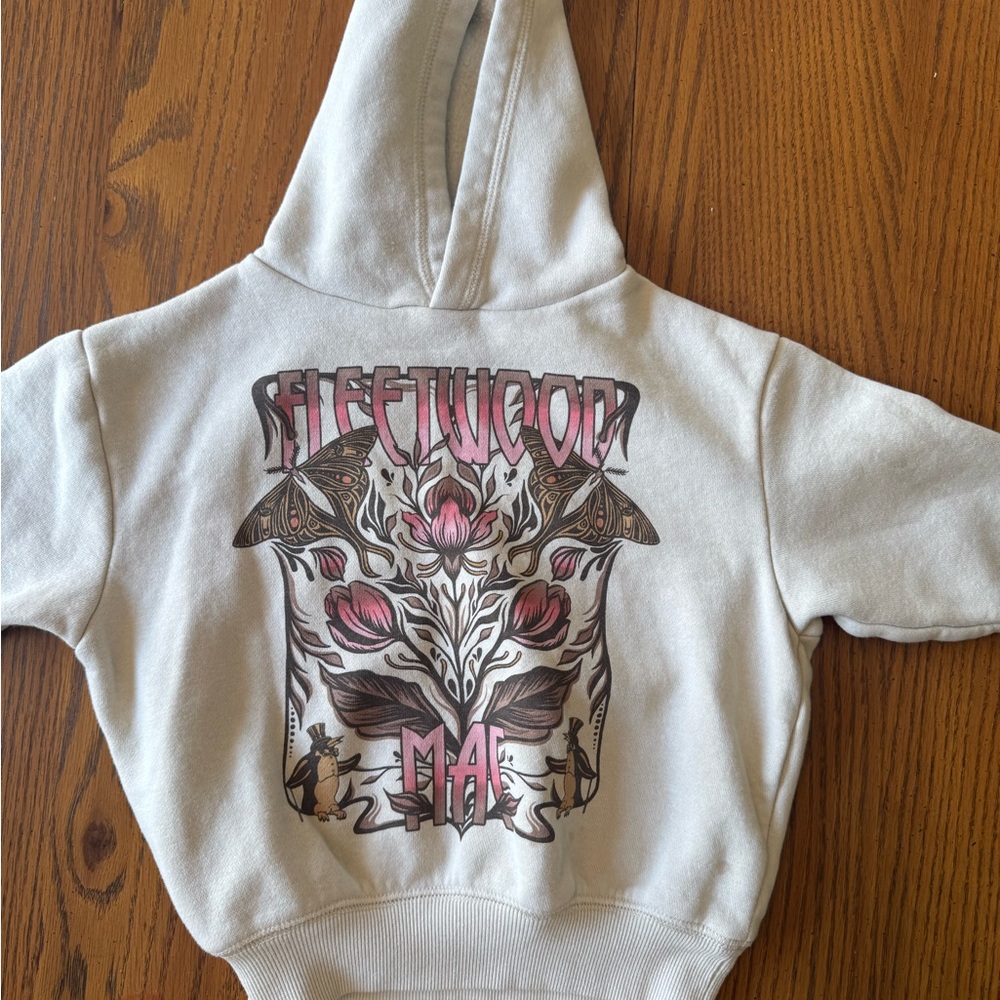 Cotton On Kids Hoodie - Cream with Artistic Graphic